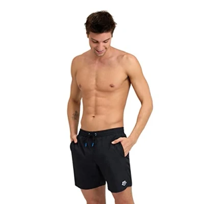 Abbildung von Arena Herren Men&#039;s Icons Solid Boxer Swim Trunks, Nero, S EU