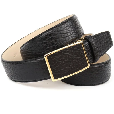 Abbildung von Anthoni Crown Men&#039;s Belt, Cognac, 120, Cognac