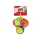 Abbildung von Kong Birthday Tennisblle Hundespielzeug Gelb Grn Orange Medium...