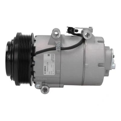 Abbildung von BOSCH 1 986 AD1 239 Kompressor 12V PAG 46 R134a mit Montageanleitung, Dichtring FORD: Focus 2 Schrägheck, Kombi, KUGA 1, VOLVO: V50, C30