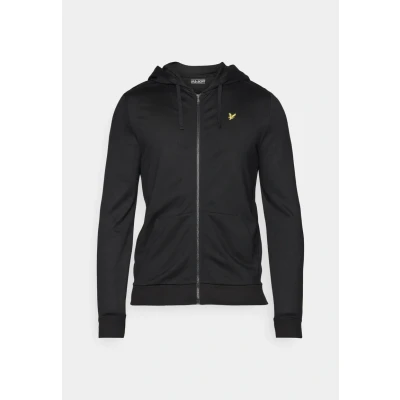 Abbildung von Lyle &amp; Scott Fullzip FLY Fleece Hoodie Fleecejacke, Herren, Größe: Medium, Jet black