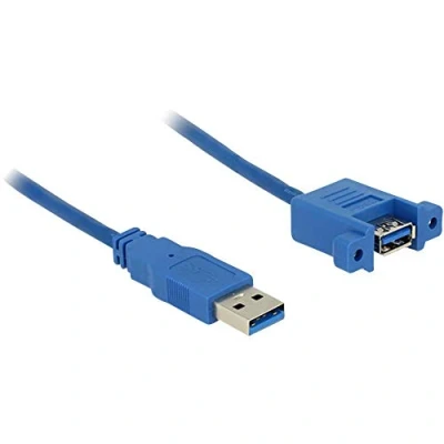 Abbildung von DeLOCK USB 3.0 A, 1m, 1 m, 3.2 Gen (3.1 1), Männlich/Weiblich, Blau