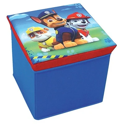 Abbildung von Fun House 712538 pat&#039; Patrouille Hocker Aufbewahrungsbox Polyester blau 31 x 29 cm
