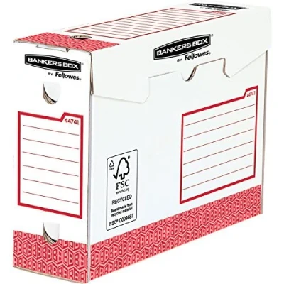Abbildung von Bankers Box Archivschachteln Heavy Duty A4+ 100mm VE=20 Stück rot