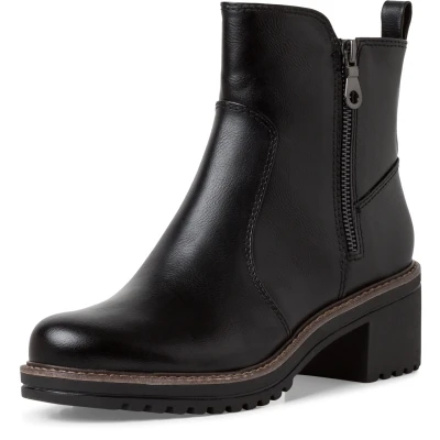 Abbildung von MARCO TOZZI LUTTER Stiefelette, Blockabsatz, Boots, Ankleboots in veganer Verarbeitung