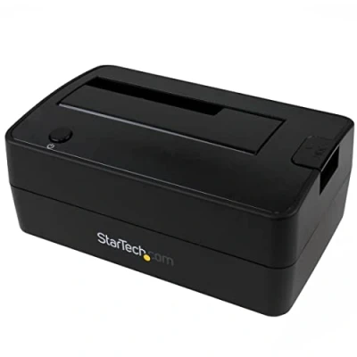 Abbildung von StarTech.com 1 Bay USB 3.1 auf SATA Festplatten Dockingstation, (10 Gbit/s) Dock, Externe 2,5/3,5&quot; III HDD/SSD Docking Station, Top Loading Laufwerksschacht (SDOCKU313)