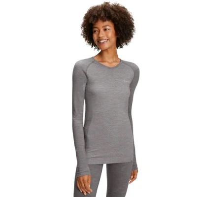 Abbildung von Falke Unterhemd/shirt, Damen, Größe: Medium, Grey heather