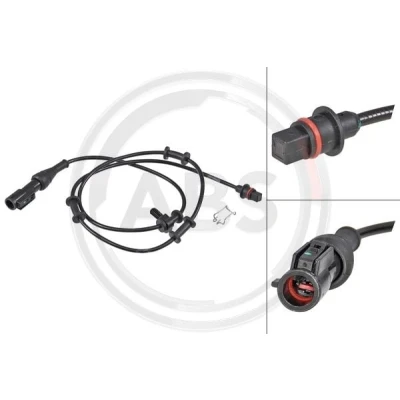 Abbildung von A.B.S. 30210 ABS Sensor aktiver 1000 schwarz JAGUAR: S Type