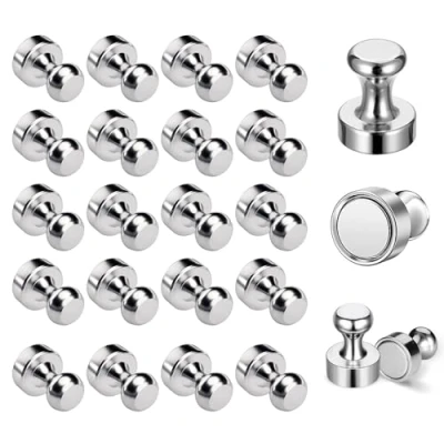 Abbildung von 24 Stück Neodym Magnete, 12 x 16 mm Starke N52 kleine Kegelmagnete für Magnettafeln, Kühlschränke, Nadelplatten