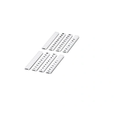 Abbildung von Phoenix Safe CONTACT ZBF 5.LGS:FORTL.ZAHLEN 41 50 Flach Zackband, 10 Teilig, Fortlaufenden Zahlen, 0.560g, Weiß, Stück