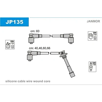 Abbildung von JANMOR JP135 Zündkabelsatz TOYOTA: Carina 2 Limousine