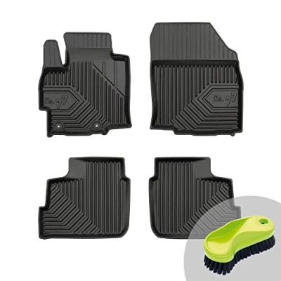 Abbildung von FROGUM No.77 Gummimatten Ganzjahresset von Auto Fußmatten Autofussmatten für Mitsubishi Space Star ab 2013 Langlebiges TPE Material