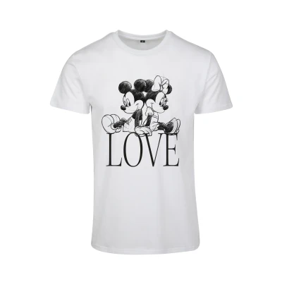 Abbildung von Merchcode Kurzarmshirt &quot;Merchcode Damen Ladies Minnie Loves Mickey Tee&quot;