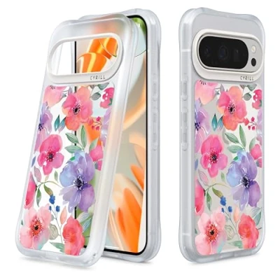 Abbildung von CYRILL von Spigen UltraSheer Hülle mit Muster transluzent kompatibel Google Pixel 9/9 Pro (2024) Watercolor Florals