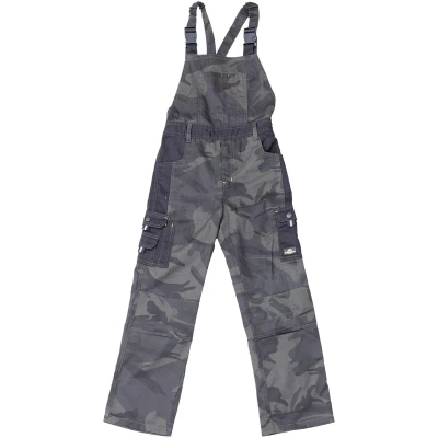 Abbildung von Uncle Sam Bekleidung Kinder Latzhose camouflage/schwarz 116