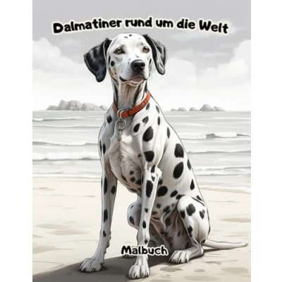 Abbildung von Dalmatiner rund um die Welt: Malbuch fuer Erwachsene und Jugendliche
