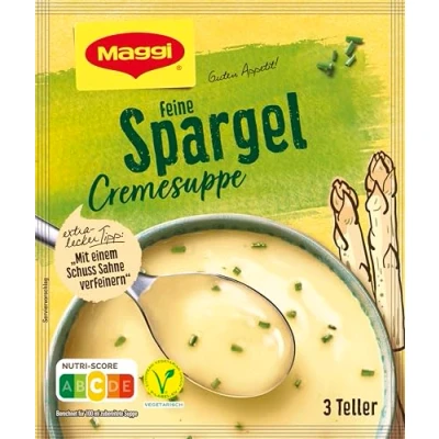 Abbildung von Maggi Guten Appetit, Spargel Cremesuppe, 60g Beutel, ergibt 3 Teller, 1er Pack (1 x 60g)