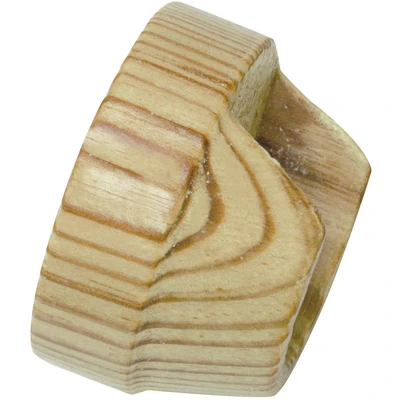 Abbildung von GARDINIA Gardinenstangenhalter &quot;Wandlager für Ø 28 mm Holz&quot;, (1 St.), Serie Gardinenstangen Set Lugano Classic
