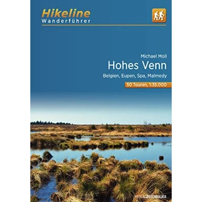 Abbildung von Wanderführer Hohes Venn: Belgien, Eupen, Spa. Malmedy 1:35.000, 50 Touren, 508 km, GPS Tracks Download, LiveUpdate (Hikeline /Wanderführer)