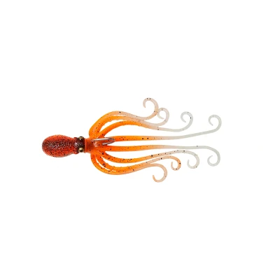 Abbildung von Savage Gear 3D Octopus 20cm 185g Sinking UV Orange/Glow Meeres kunstkoeder