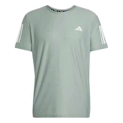 Abbildung von adidas Herren Own The Run Tee, Silver Green, L