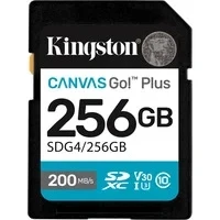 Abbildung von Kingston Canvas Go Plus SDXC Speicherkarte Gen4 200MB/s C10 UHS I U3 V30 256GB SDG4/256GB