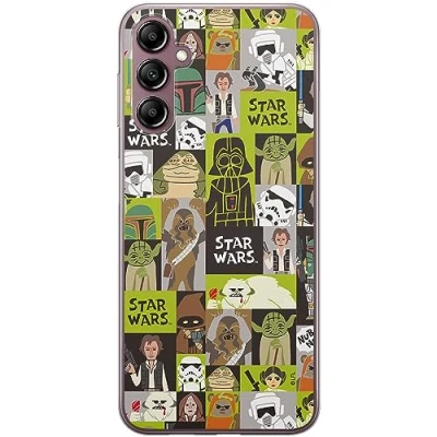 Abbildung von ERT GROUP Handyhülle für Samsung A14 4G/5G Original und offiziell Lizenziertes Star Wars Muster 033 optimal an die Form des Handy angepasst, hülle aus TPU