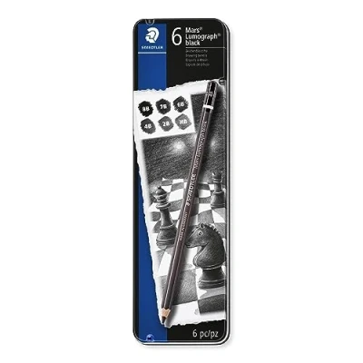 Abbildung von Mars Lumograph black potlood set 6 st