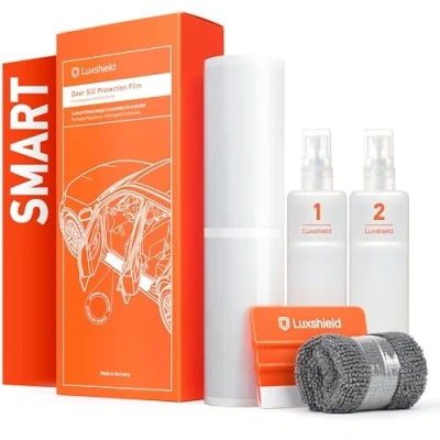 Abbildung von Luxshield Auto Einstiegsleisten Schutz für Smart ForTwo 3 (III) 453 I 2014 2024 Schutzfolie Autotür Zubehör Zierleisten Lackschutzfolie Transparent