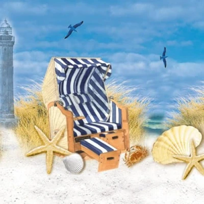 Abbildung von Ambiente Servietten 33x33 Day at Sea