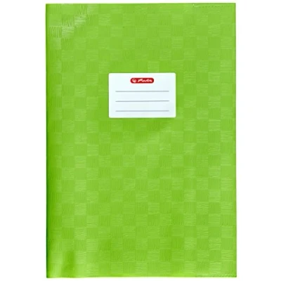 Abbildung von Herlitz 5204110 Hefthülle A4 Baststruktur, 25 Stück, hellgrün