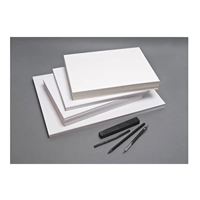 Abbildung von Clairefontaine 21693C Skizzenpapier (90 g, 24 x 32 cm, 250 Blatt, ideal für Künstler oder die Schule) weiß