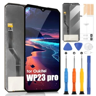Abbildung von LCD Display für Oukitel WP23 Pro, Pro Touchscreen Digitazer Assembly Ersatz mit Reparaturwerkzeugsatz