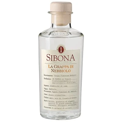 Abbildung von Sibona Grappa di Nebbiolo 40% vol. (1 x 0,5l) Sortenreiner, kräftiger aus Italien