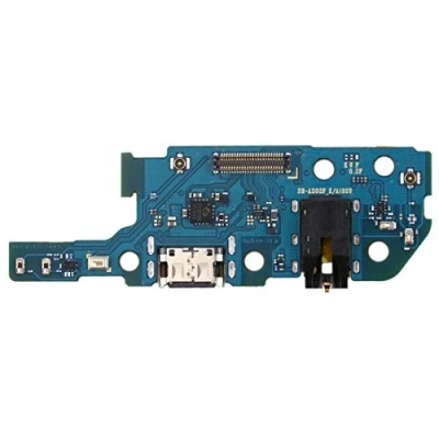 Abbildung von OnlyTech Ladebuchse kompatibel mit Samsung Galaxy A20E A202F interner Ersatz USB Stecker Typ C, Mikrofon, Antenne und Klinkenstecker