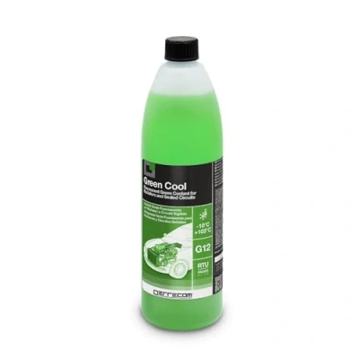 Abbildung von ERRECOM Green Cool, Grüne Kühlerflüssigkeit 10C, G12 Frostschutzmittel mit Oat Inhibitorpaket auf organischer Basis, gebrauchsfertig, 1 Liter