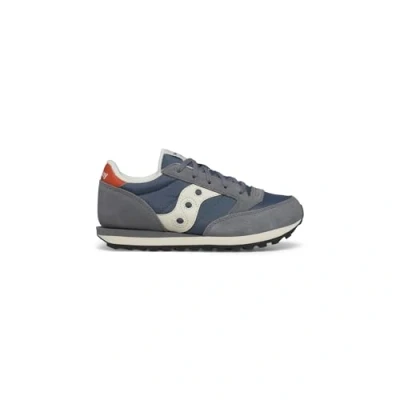 Abbildung von Saucony JAZZ Original Unisex Sneaker low für Kinder, Größe: 30, Grey/blue/orange Schuhe
