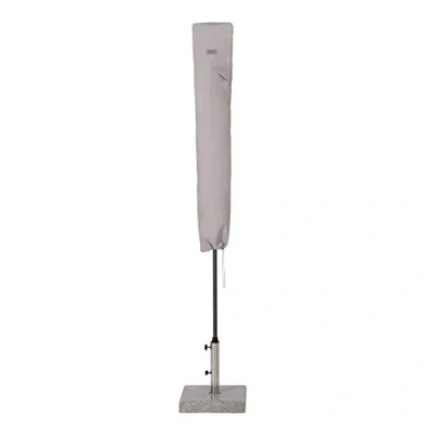Abbildung von Sekey Sonnenschirm Schutzhülle 2m Balkonschirm, 4m Gartenschirm, 3m Ampelschirm Schutzhülle, Grau, für Ø 180cm, 200cm, 210cm x 140cm / 200cm 125cm Balkonschirm