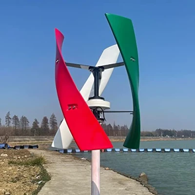 Abbildung von 800W Maglev Windkraftanlage vertikale Windräder 12V 24V 48V Windgenerator 3 Achse Windturbine mit MPPT Regler Heimgebrauch (12V Multi Farbe)