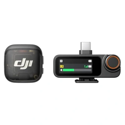 Abbildung von DJI Mic 3 (1 Sender + 1 Empfänger), drahtloses Lavalier Mikrofon für iPhone/Kamera/Android, Ultraleicht, verlängerte Laufzeit &amp; Schnellladung, 400 m Übertragung