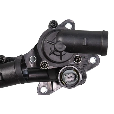Abbildung von METZGER 4006469 Kühlwasserthermostat 83, 87 mit Dichtung Deckel, Sensor Gehäuse VOLKSWAGEN: Polo IV Schrägheck, Jetta 4, SKODA: Roomster