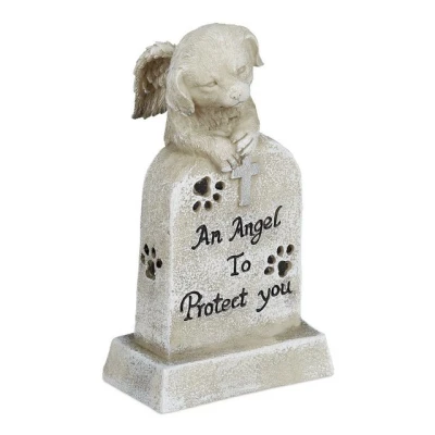 Abbildung von relaxdays Gartenfigur Grabschmuck für Hunde