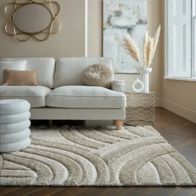 Abbildung von FLAIR RUGS Hochflor Teppich &quot;Velvet Shaggy&quot;, rechteckig, Shaggy