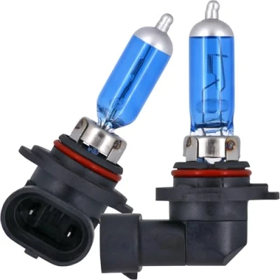 Abbildung von Recambo H10 Halogenlampen 12V 42W 5500K Xenon Look Superweißes Licht für Abblend &amp; Fernlicht Sockel PY20d 2 Stück, E geprüft