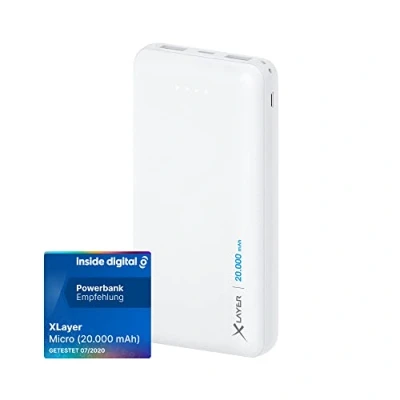 Abbildung von XLAYER Powerbank Micro 20000mAh Akku schnelles Aufladen externes Ladegerät