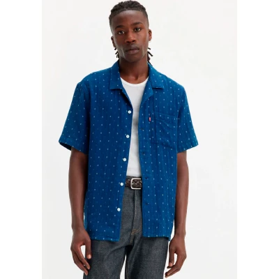 Abbildung von Levi&#039;s THE Sunset CAMP Shirt Hemd, Herren, Größe: Small, Indigo