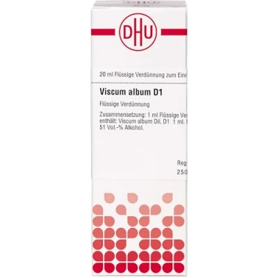 Abbildung von Viscum Album D 1 Dilution 20 ml