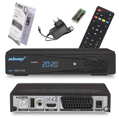 Abbildung von ANKARO DVB S HDTV Receiver DSR 2100/PVR Satellitenreceiver