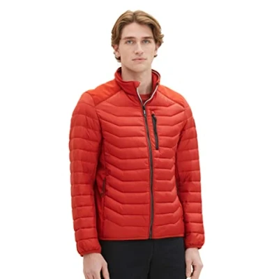 Abbildung von TOM Tailor Hybrid Jacket Übergangsjacke, Herren, Größe: 3XL, Rooibos orange