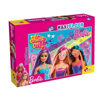Abbildung von Liscianigiochi 99450 MAXIFLOOR, Barbie Puzzle 60 Teile